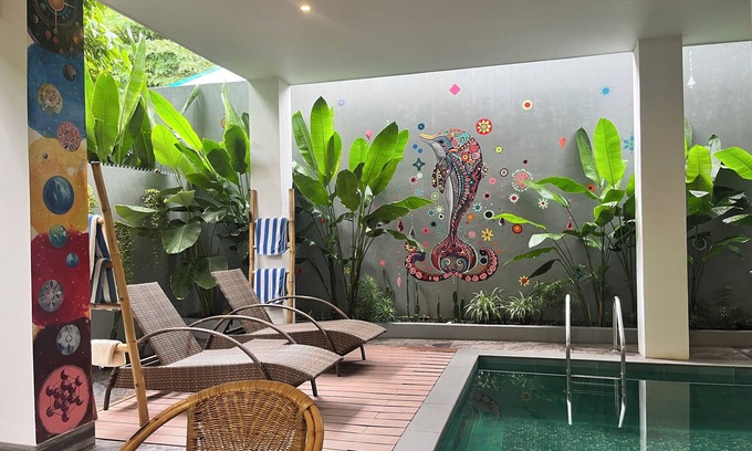 El Nido Villa | Serene 3BR VILLA ICARO in Downtown private pool and Cliff View