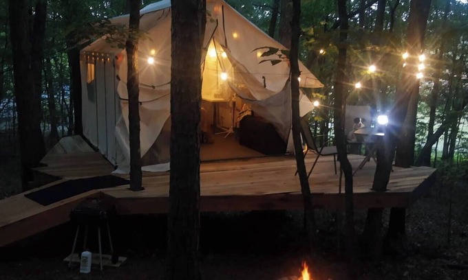 Grandview Cabina | Serene 7 Tree glamping site a romantic forest getaway