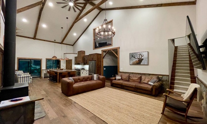 Deerwood Casa | Serene and spacious home in the woods, w/ hot tub. Minutes from bike trails.