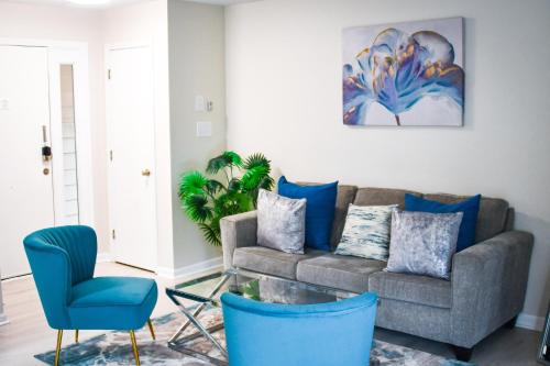 Northwest Raleigh Apartamento | Serene Condo W/LED Lights In Heart Of Raleigh