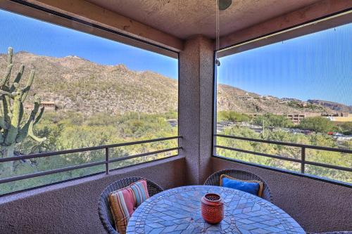Tucson Apartamento | Serene Desert Escape with Porch and Resort-Style Perks