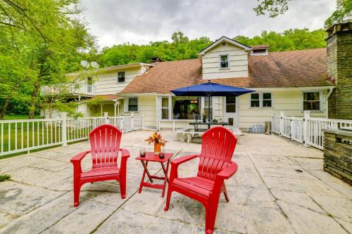 Callicoon Center Apartamento | Serene Home with On-Site Brook in Callicoon Center
