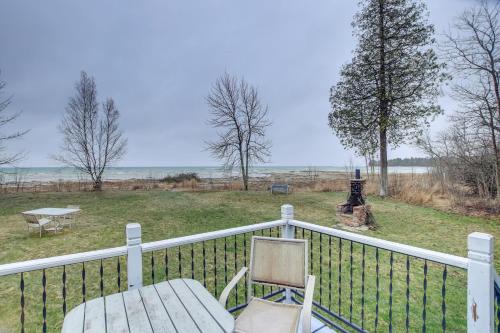 Baileys Harbor Casa | Serene Lakefront Baileys Harbor Home with Deck!
