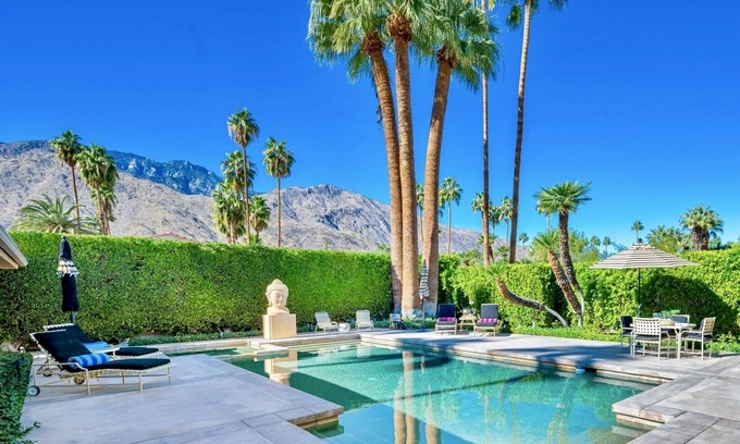 Indian Canyon Casa | Serene View Retreat: Pool, Pets + Privacy