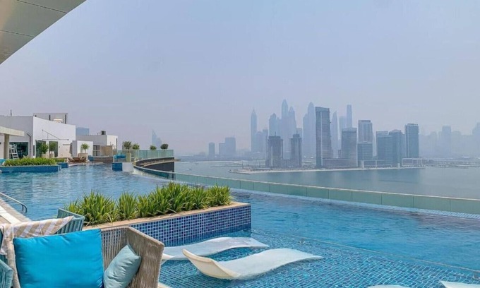 Palm Jumeirah Apartamento | Seven Hotel & Apartment - Calm Studio in The Palm