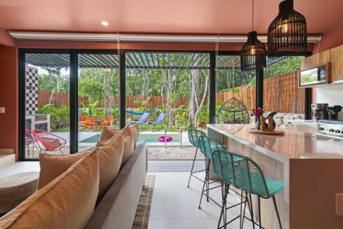 Tulum Casa | Shes moody TULUM 3 bed penthouse with yard pools rooftop aircon 15 minute drive to the beach