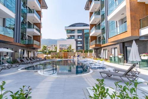 Alanya Apartamento | Silece garden suite iki yatak odalı daire