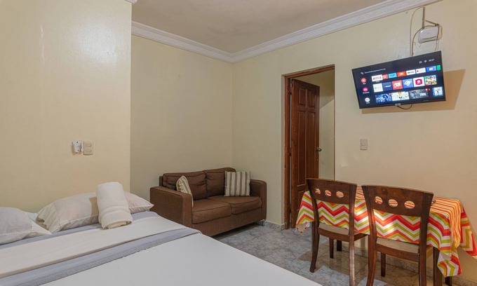 Corales del Sur Apartamento | Tropical Island Aparthotel - Estudio familiar, vista a la ciudad - Terraza