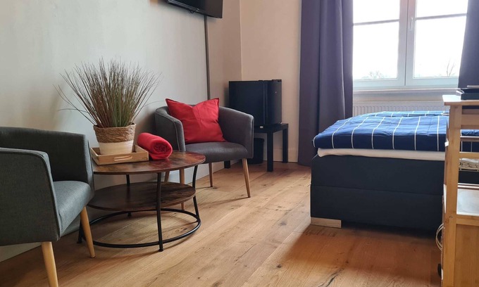 Anklam Apartamento | Single room 15 - Altes Lazarett guest house