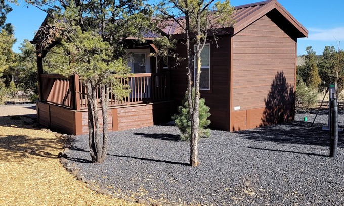Heber Cabina | Single Story Cabin 2 Bed 1.5 bath Cabin w/ Private Hot Tub !