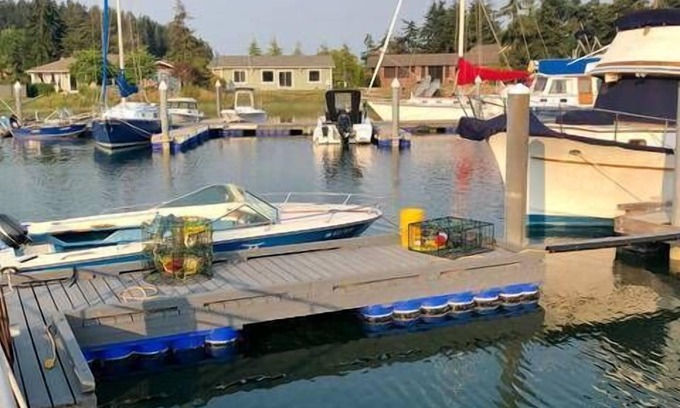Oak Harbor Casa | Sirenas cantan una casa frente al mar y puerto deportivo