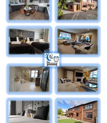 Crewe Casa | Sirius House - sleeps 7, driveway, garden