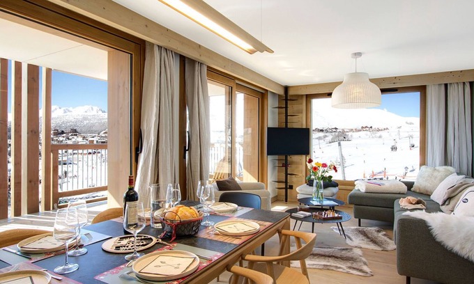 Bergers Condominio | Ski aux pieds + piscine & sauna | T3 + cabine