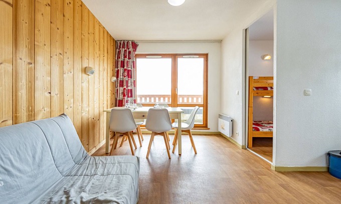 Saint-Francois-Longchamp Apartamento | Apartamento a pie de pistas, 6 pers, 2 hab, sin wifi