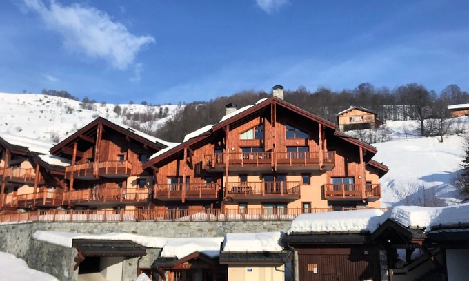Saint-Martin-de-Belleville Apartamento | Pista de esquí chalet con vistas fantásticas