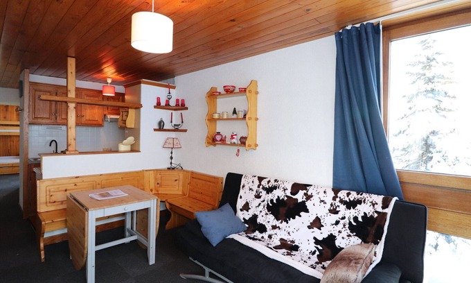 Le Lavachet Apartamento | Apartamento renovado y confortable, ski-in/ski-out, balcón, 3 piezas, Tignes