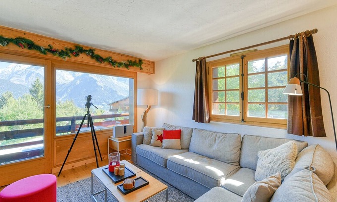 Le Bettex Apartamento | Ski nest - Pool - Mont Blanc view
