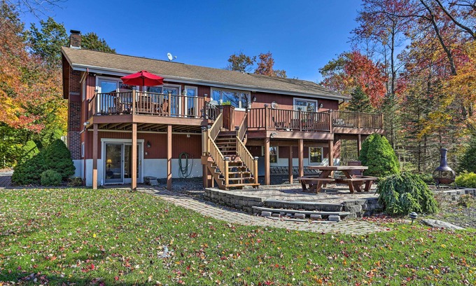 Locust Lake Village Casa | Ski, Swim & Relax: Waterfront Haven on Pines Lake!