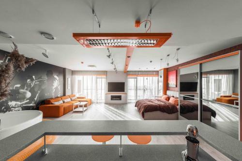 Klaipeda Apartamento | sky ORANGE jacuzzi sauna 28 FLOOR