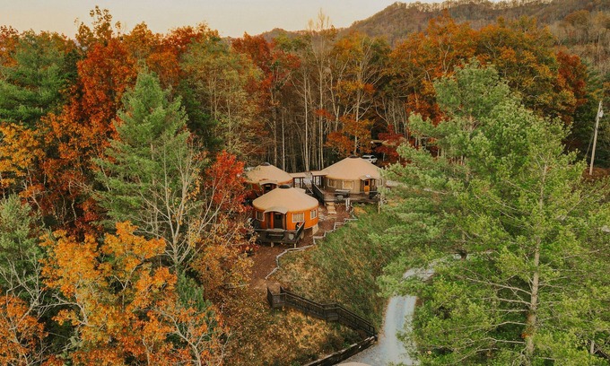 Bryson City Apartamento | Sky Ridge Yurts