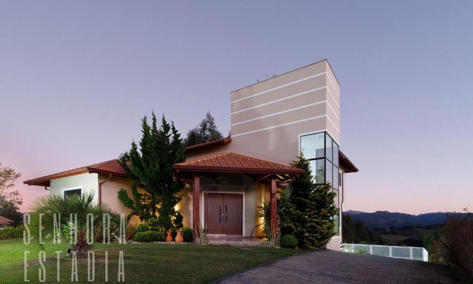 Rancho Queimado Casa | Mansión Sky View Lujo con Vista Panorámica Sierra