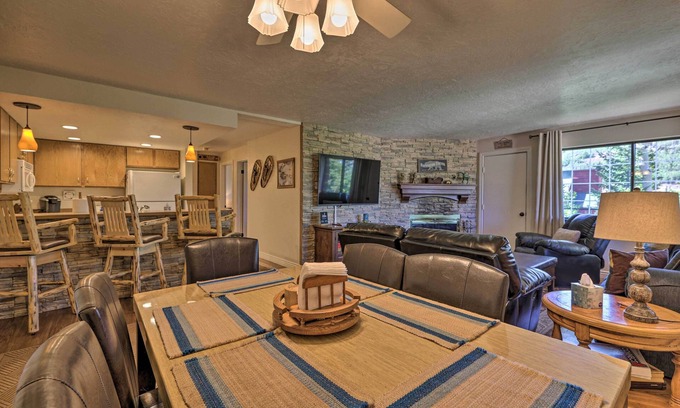 Brian Head Condominio | Slopeside Condo with Hot Tub + Game Room Access!