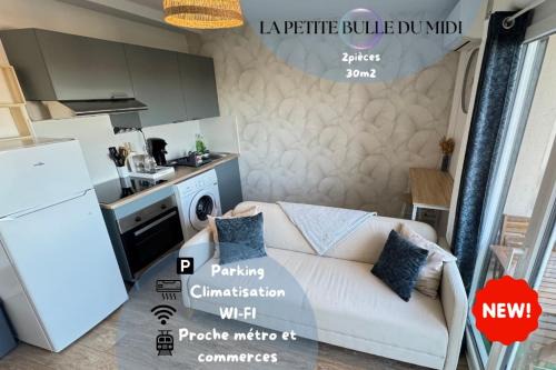 Ramonville-Saint-Agne Apartamento | Small Bubble in Toulouse, France T2-Parking-1KmMetro-WiFi-Cosy