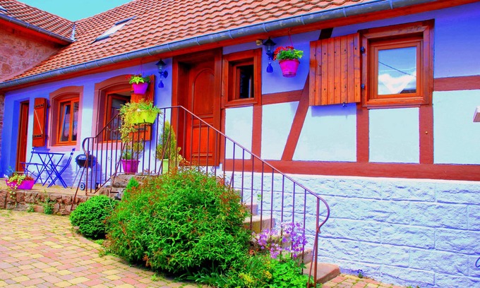 Saint-Nabor Casa | Nido pequeño con jardín en el corazón de Alsacia, cerca de Obernai. WIFI GRATIS