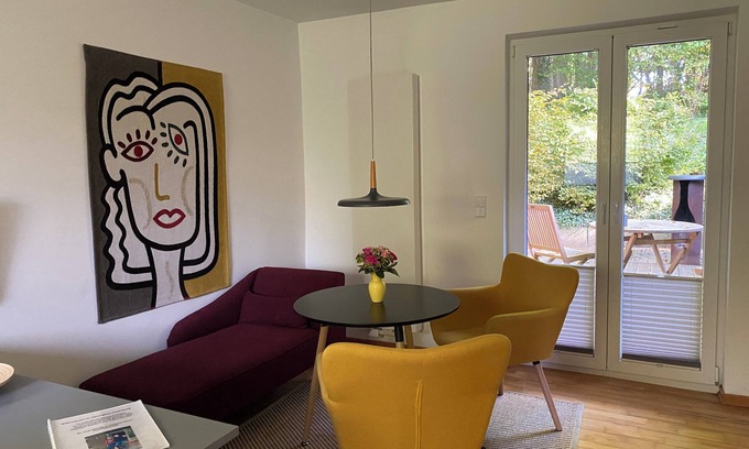 Schmilau Casa | Small vacation cottage with its own sauna and garden fireplace