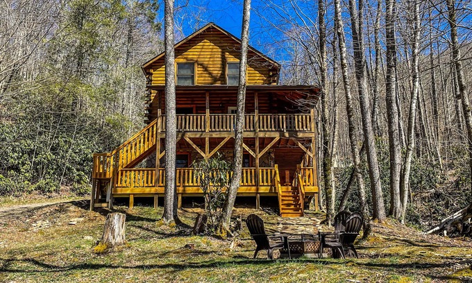 Cranberry Falls Cabina | ¡NUEVO! Cranberry Creek Cabin - Cabaña aislada en la montaña en Smoky Mountains