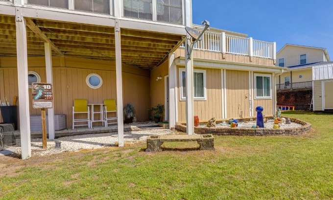 Sneads Ferry Apartamento | Sneads Ferry Vacation Rental Studio with Water Views
