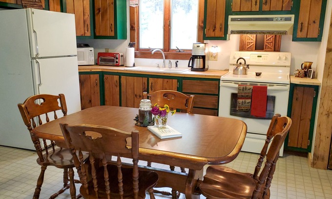 Bingham Cabaña | Snug Rustic Cottage minutes from Beautiful Wyman Lake in Moscow, ME
