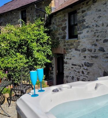 Blaencelyn Casa | Snuggle hot tub Dolgoy