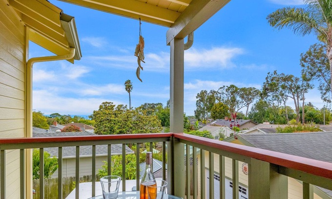 West Mesa Casa | SoCal paradise with backyard garden, patio & ocean-view balcony