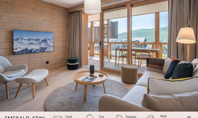 Bergers Apartamento | Sola Modern ski-in ski-out Alpe d'Huez