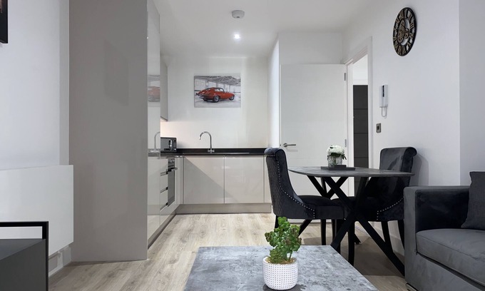 Barnt Green Apartamento | Solihull Apartment NEC, HS2, BHX, JLR