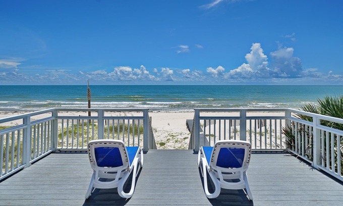 Plantation Casa | Sounds of Summer: Gorgeous Beachfront 5 Bedroom Home- Sleeps 16, Pet Friendly!