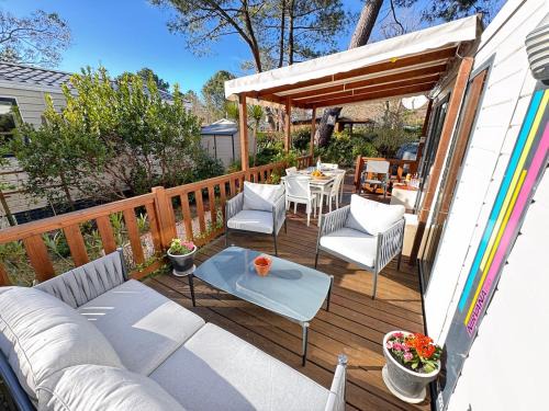 La Teste-de-Buch Casa | Sous les pins du Bassin - Mobile Home avec jardin