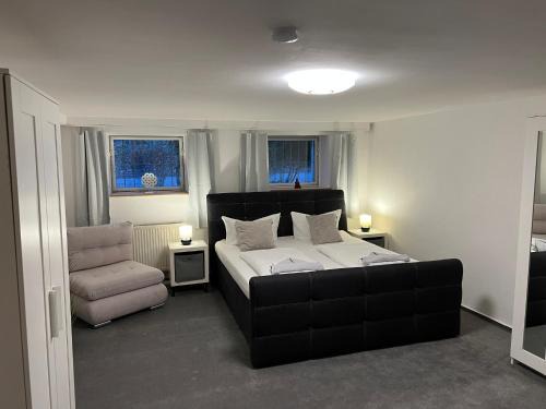 Gehlsdorf Apartamento | Souterrain Monteurwohnung mit Sauna und Garten