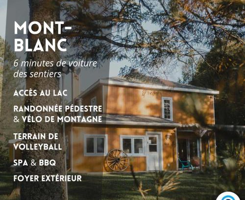 Lac-Superieur Chalet De Esquí | SPA private pond and beach volleyball