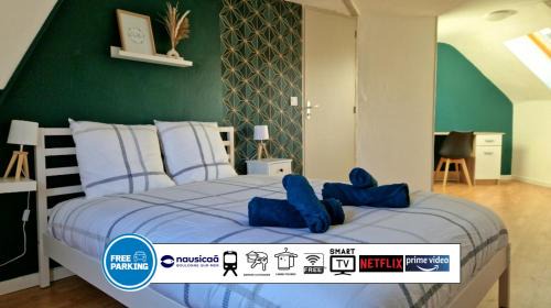 Boulogne-Centre Casa | Spacieuce maison proche de Nausicaa, gare et remparts, 3 chambres, Free Parking, Netflix, Primes Video, Free Wifi