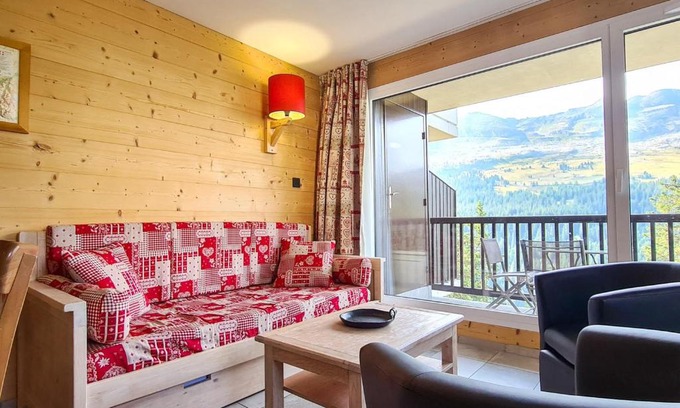 Flaine Apartamento | Spacieux Appartement 3 Pièces + Cabine à Flaine Forêt, Balcon & Parking - FR-1-425-134