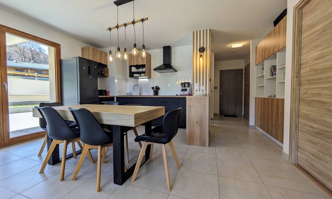 La Feclaz Condominio | Spacieux appartement au pied des pistes