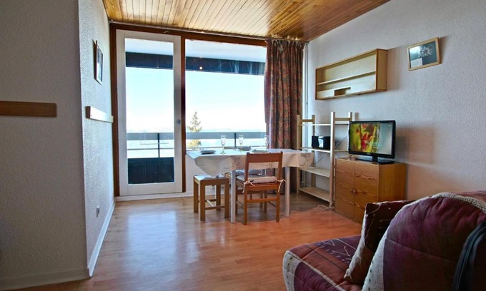 Chamrousse Apartamento | Spacieux studio 2 places proche pistes à Chamrousse avec balcon - FR-1-340-18