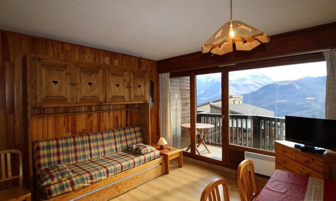Auris Apartamento | Spacieux studio cabine 6 pers, skis aux pieds à Auris - FR-1-297-274