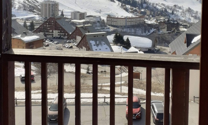 Montgellafrey Apartamento | Spacious ski-in ski-out apartment overlooking the mountains