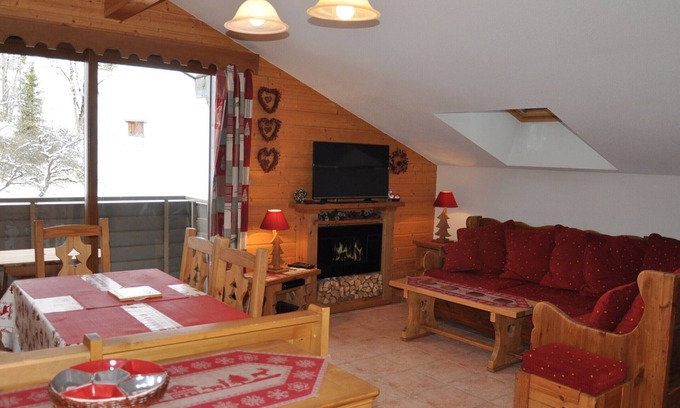 La Chapelle-d'Abondance Apartamento | Apartamento espacioso cerca de remontes mecánicos, Multi Pass disponible por 3€/día/persona!