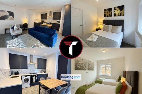Rushmoor District Apartamento | Spacious 2 Bed 2 Bath Flat with Free parking
