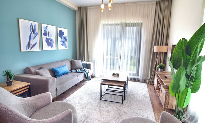 Mahmutbey Apartamento | Spacious 2BR with Garden- Long term rent