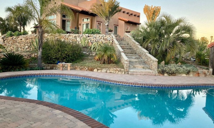 Ramona Casa | Spacious 3BR Retreat on 8 Acres with Pool/360 Views Near Golf & Wine Country